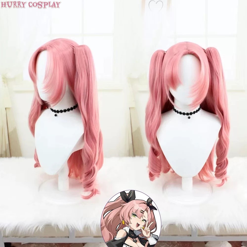 Game Cosplay,Zenless Zone Zero,Wigs,Zenless Zone Zero Cunning Rabbit House Nicole Demara Cosplay Costume - Wig